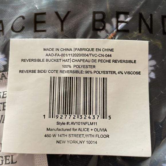 ALICE + OLIVIA DAISY PRINT REVERSIBLE BUCKET HAT - Picture 11 of 13